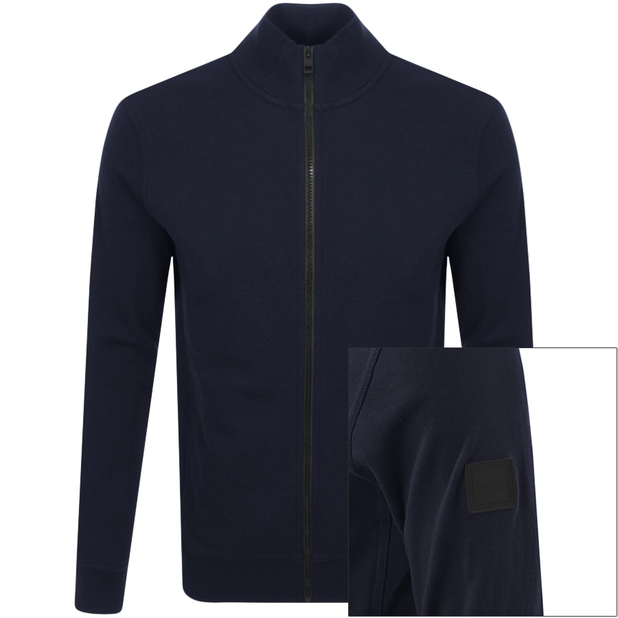 Alternative Image for ProductBOSS Zkybox Full Zip Sweatshirt Navy1